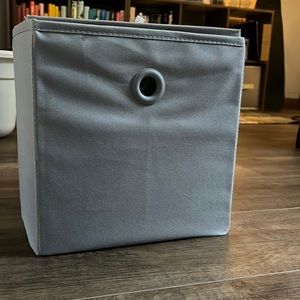 6 Grey Storage Cubes